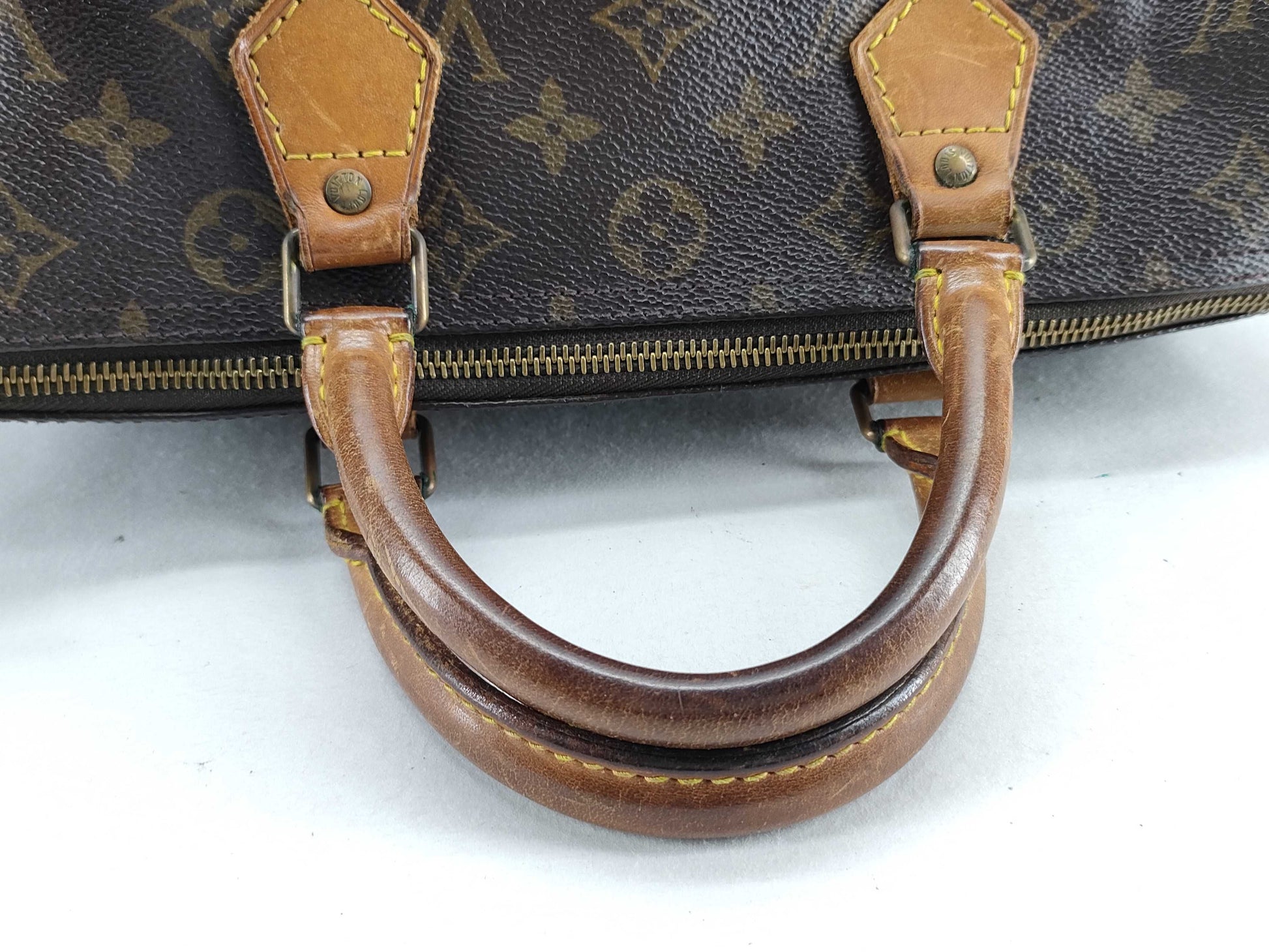 LOUIS VUITTON Monogram Louis Vuitton Speedy 30 Monogram Boston Bag