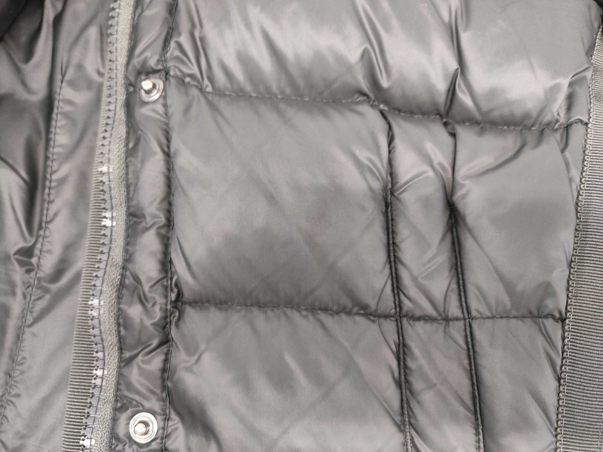 MONCLER Down Coat Grey Nylon #0 Jacket Coat