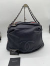 CHANEL Cocomark Perforated Leather Chain with Seal Card 12th Series Shoulder Bag