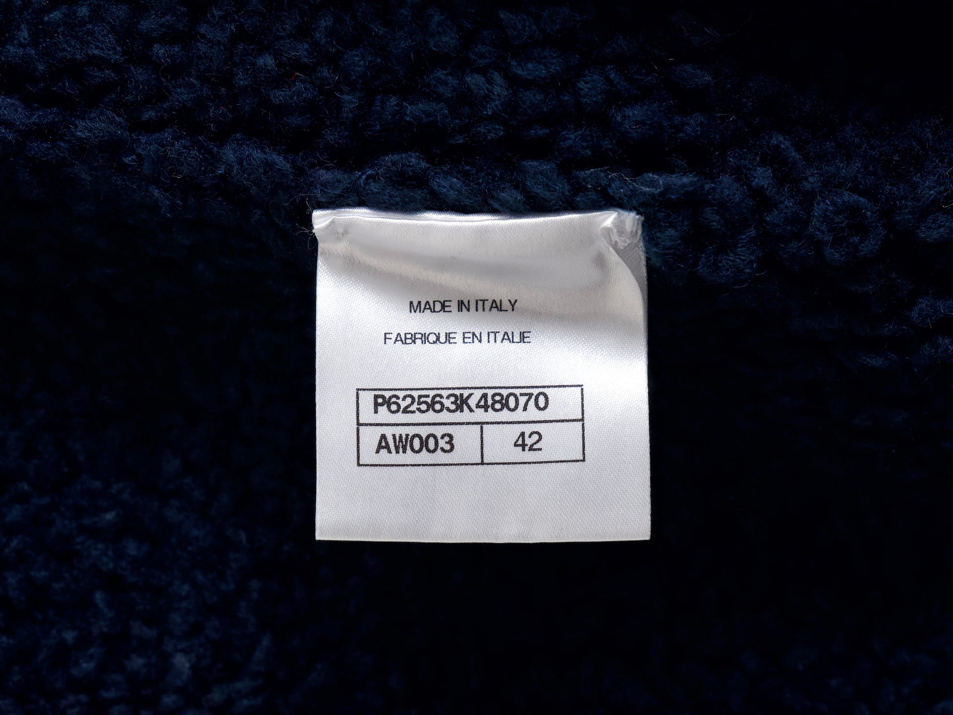 CHANEL Teddy Knit 42 Tops