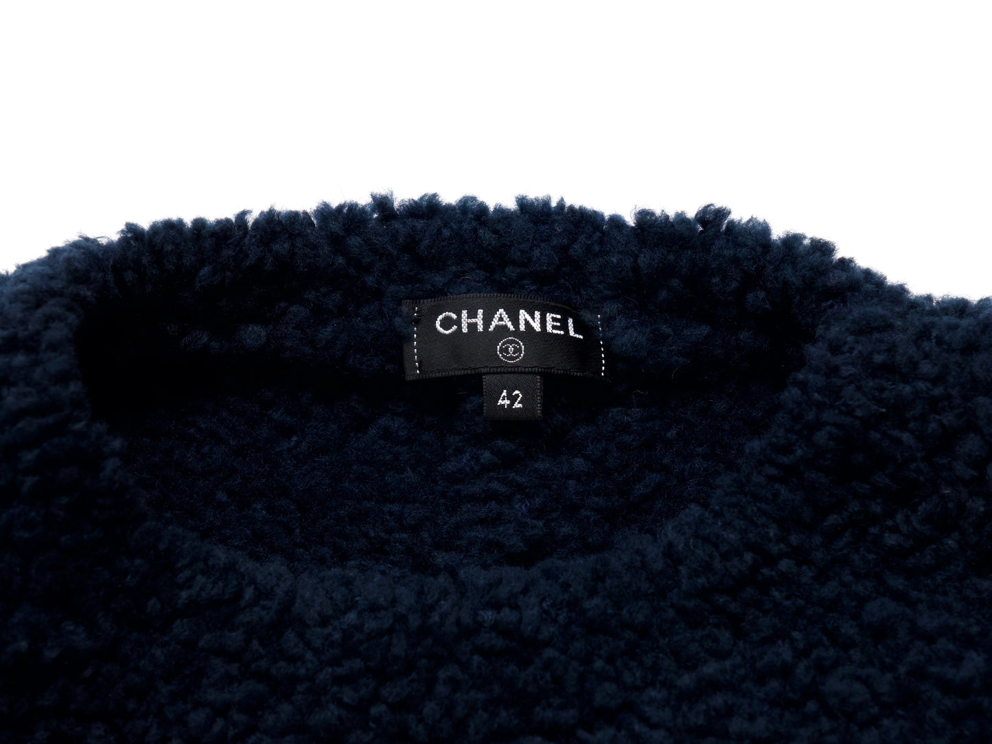CHANEL Teddy Knit 42 Tops