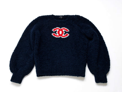 CHANEL Teddy Knit 42 Tops
