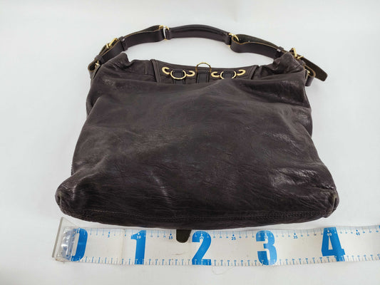 BALENCIAGA Leather Shoulder Bag