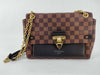 LOUIS VUITTON Damier Ebene Chain Shoulder Bag, Vavan PM, N40108, Black