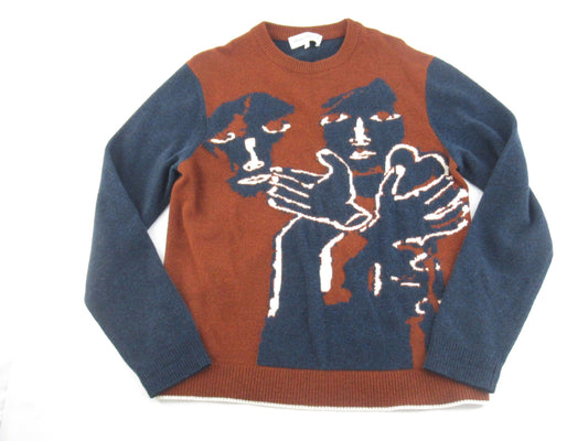 Salvatore Ferragamo FERRAGAMO Knit Sweater, Size L, Tops