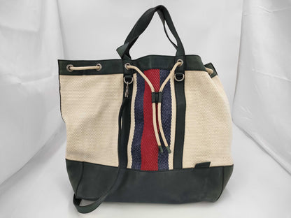 GUCCI Gucci 2way 281396 Decathlon Tote Bag Sherry Line Tote Bag