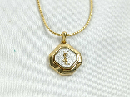 Yves Saint Laurent YSL Necklace Logo Necklace