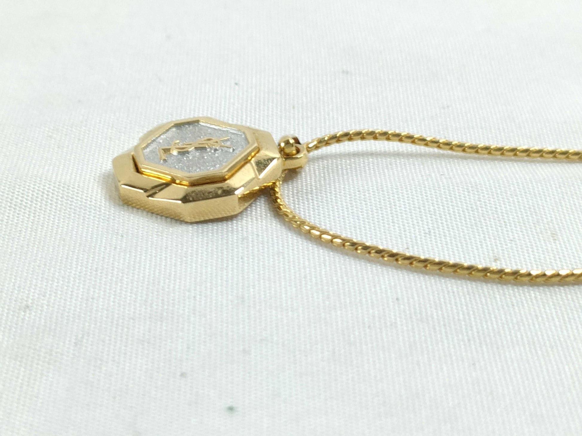 Yves Saint Laurent YSL Necklace Logo Necklace