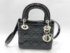 Dior Lady Dior Lady Dior Mini Enamel Handbag Handbag Handbag