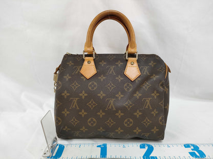 LOUIS VUITTON Monogram Louis Vuitton Speedy 25 Monogram Brown Handbag