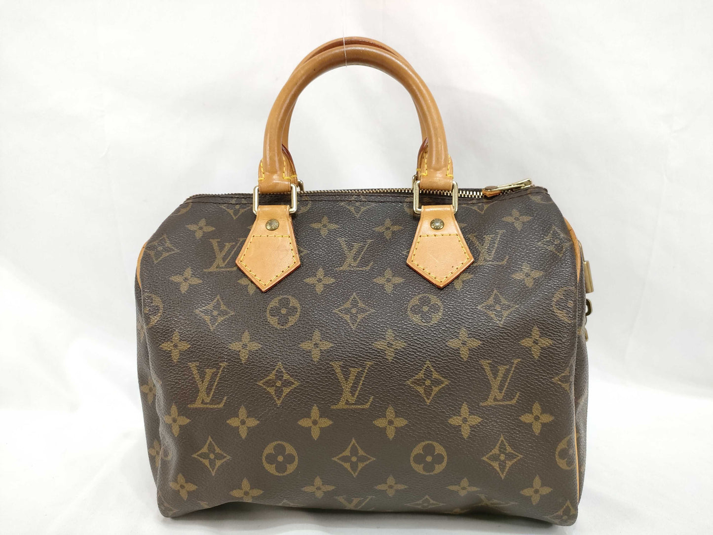 LOUIS VUITTON Monogram Louis Vuitton Speedy 25 Monogram Brown Handbag