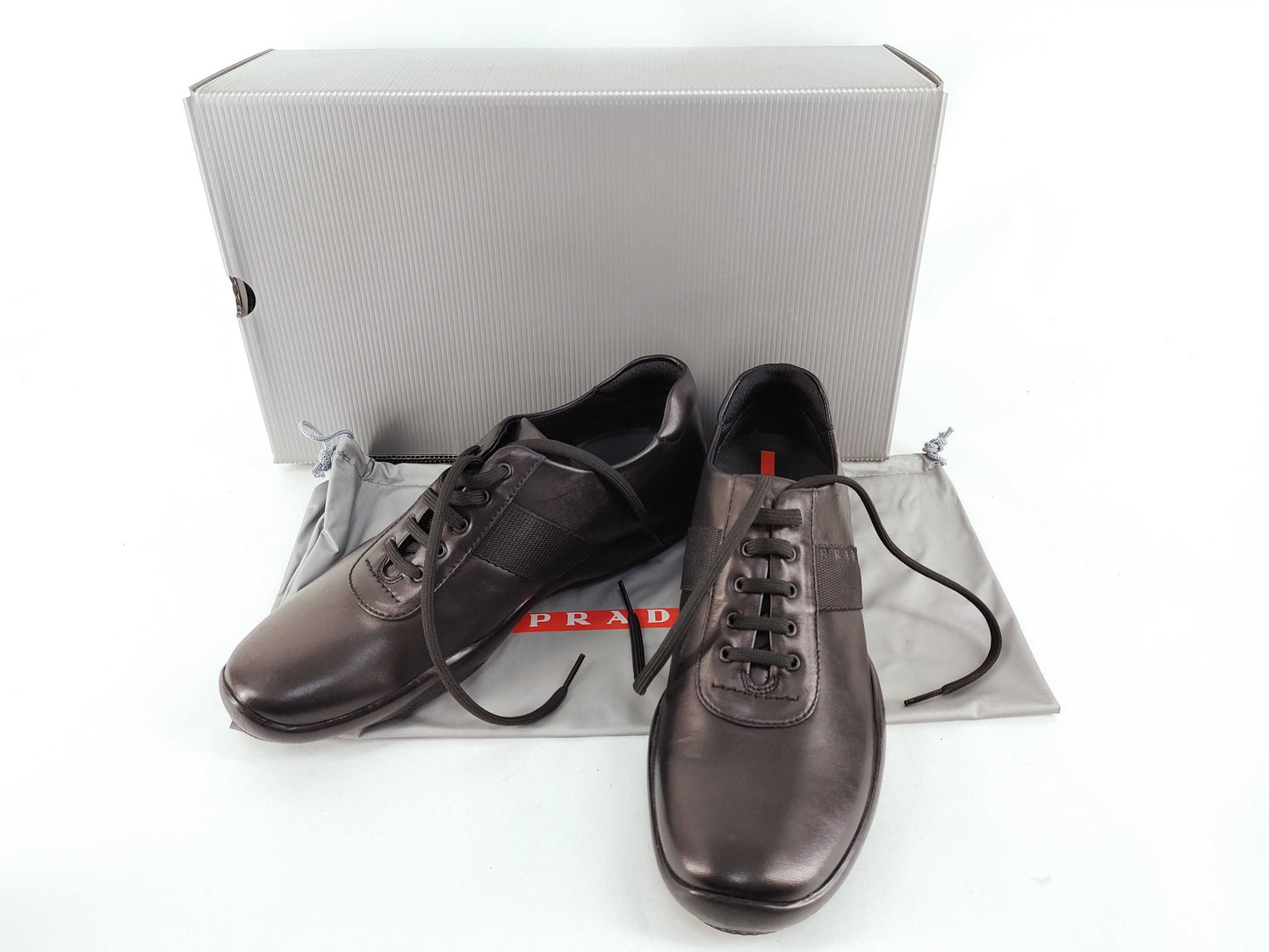 PRADA Sport Line Black Men's Shoes 6.1/2 Sneakers