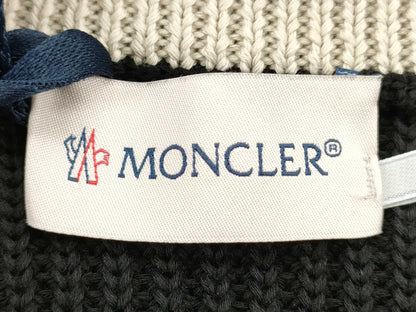 MONCLER Cardigan Tricot Down Jacket, Size XL
