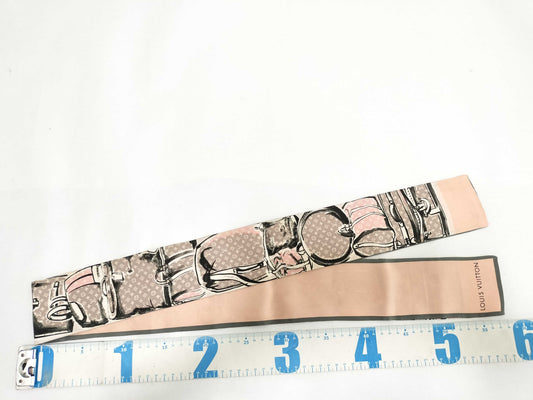 LOUIS VUITTON Vuitton Bandeau Trunk M73965 Monogram Confidential Twiley Scarf Scarf
