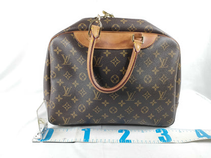 LOUIS VUITTON Monogram Deauville 2-way bag, handbag/shoulder bag, Monogram leather, brown, M47270 handbag