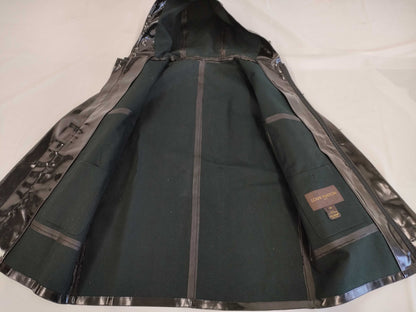 LOUIS VUITTON Louis Vuitton Enamel Hoodie Coat Black 48 Coat