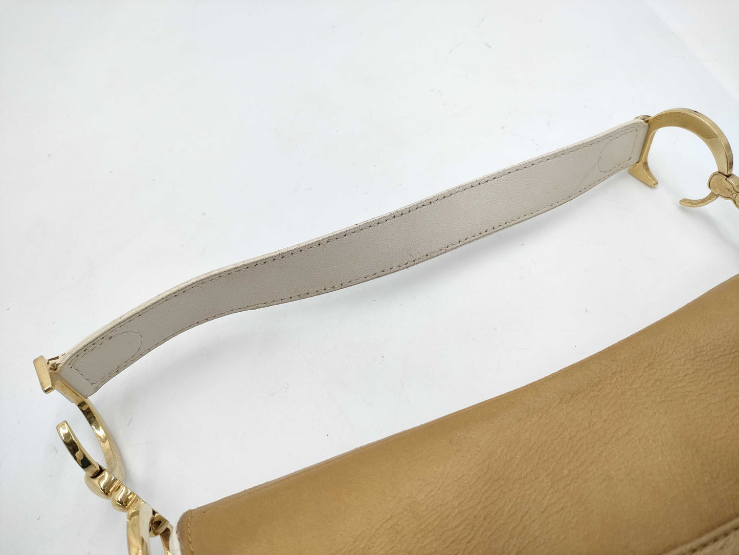 Dior DIOR Brown Kraft Paper Saddle Bag