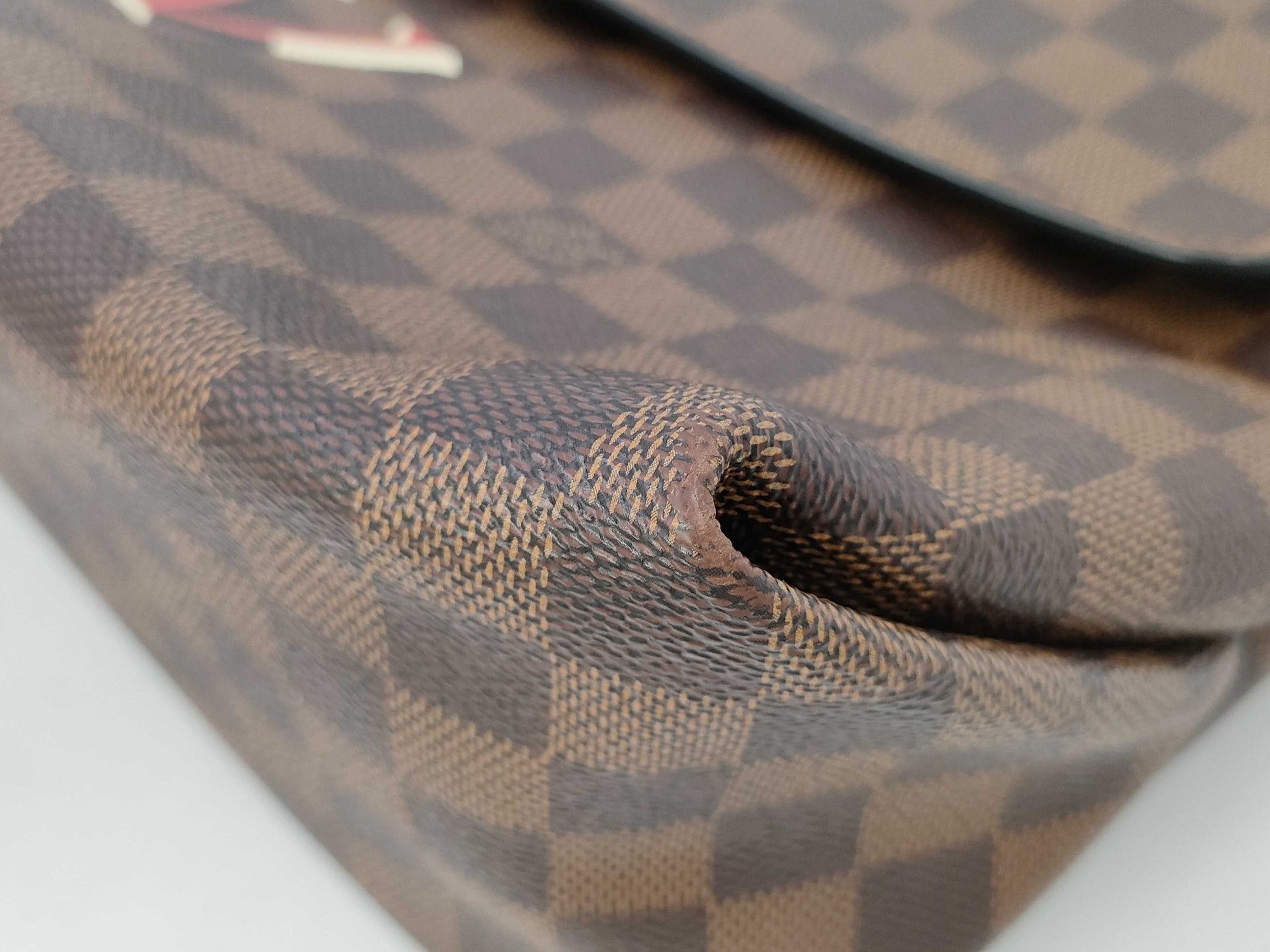 LOUIS VUITTON Damier Bobur MM N40176 Bag