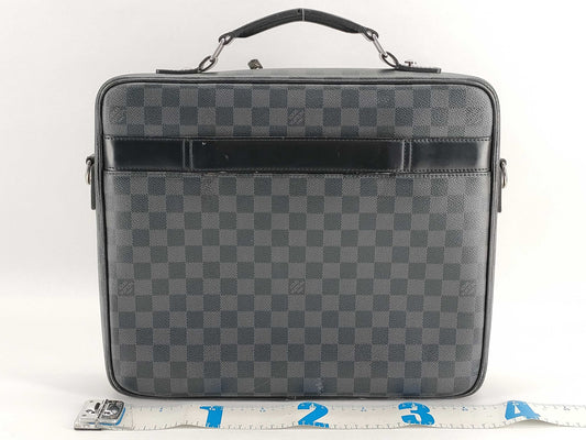 LOUIS VUITTON Monogram Empreinte Louis Vuitton Damier Handbag Business Bag