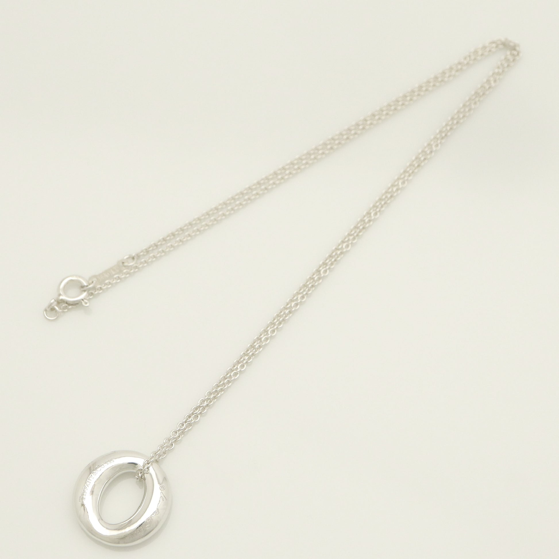 Tiffany&Co. Tiffany&Co. Tiffany&Co. Tiffany&Co. Sebiana Elsa Peretti Necklace Silver 925 SV925 Weight 5.27g Necklace