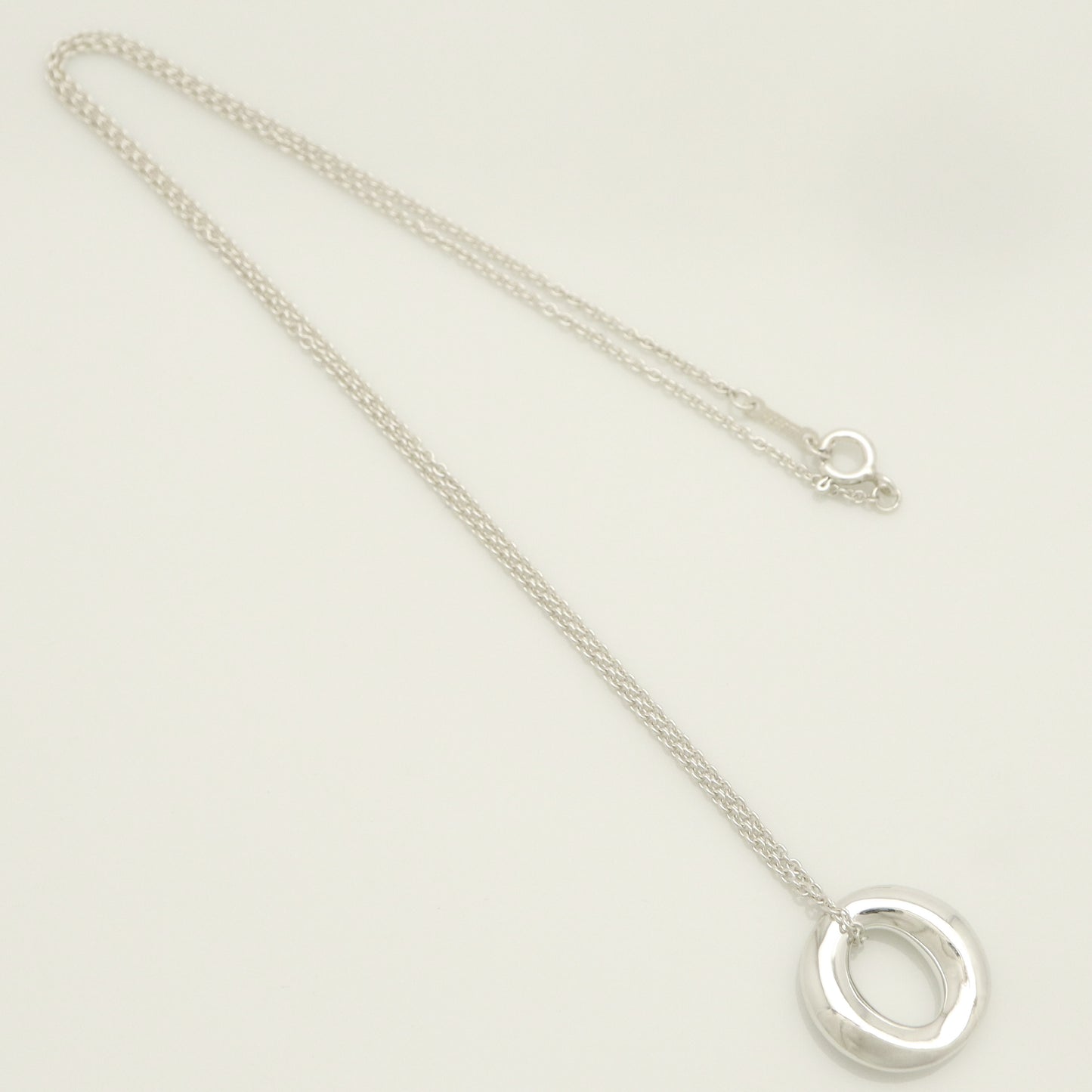 Tiffany&Co. Tiffany&Co. Tiffany&Co. Tiffany&Co. Sebiana Elsa Peretti Necklace Silver 925 SV925 Weight 5.27g Necklace