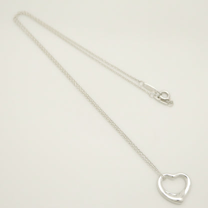 Tiffany&Co. Tiffany&Co. Tiffany&Co. TIFFANY&Co. Open Heart 16mm Elsaperetti Necklace Silver 925 SV925 Weight 3.70g Necklace
