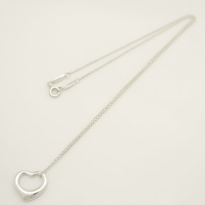 Tiffany&Co. Tiffany&Co. Tiffany&Co. TIFFANY&Co. Open Heart 16mm Elsaperetti Necklace Silver 925 SV925 Weight 3.70g Necklace