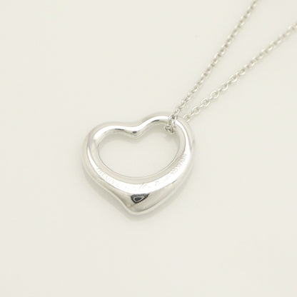 Tiffany&Co. Tiffany&Co. Tiffany&Co. TIFFANY&Co. Open Heart 16mm Elsaperetti Necklace Silver 925 SV925 Weight 3.70g Necklace