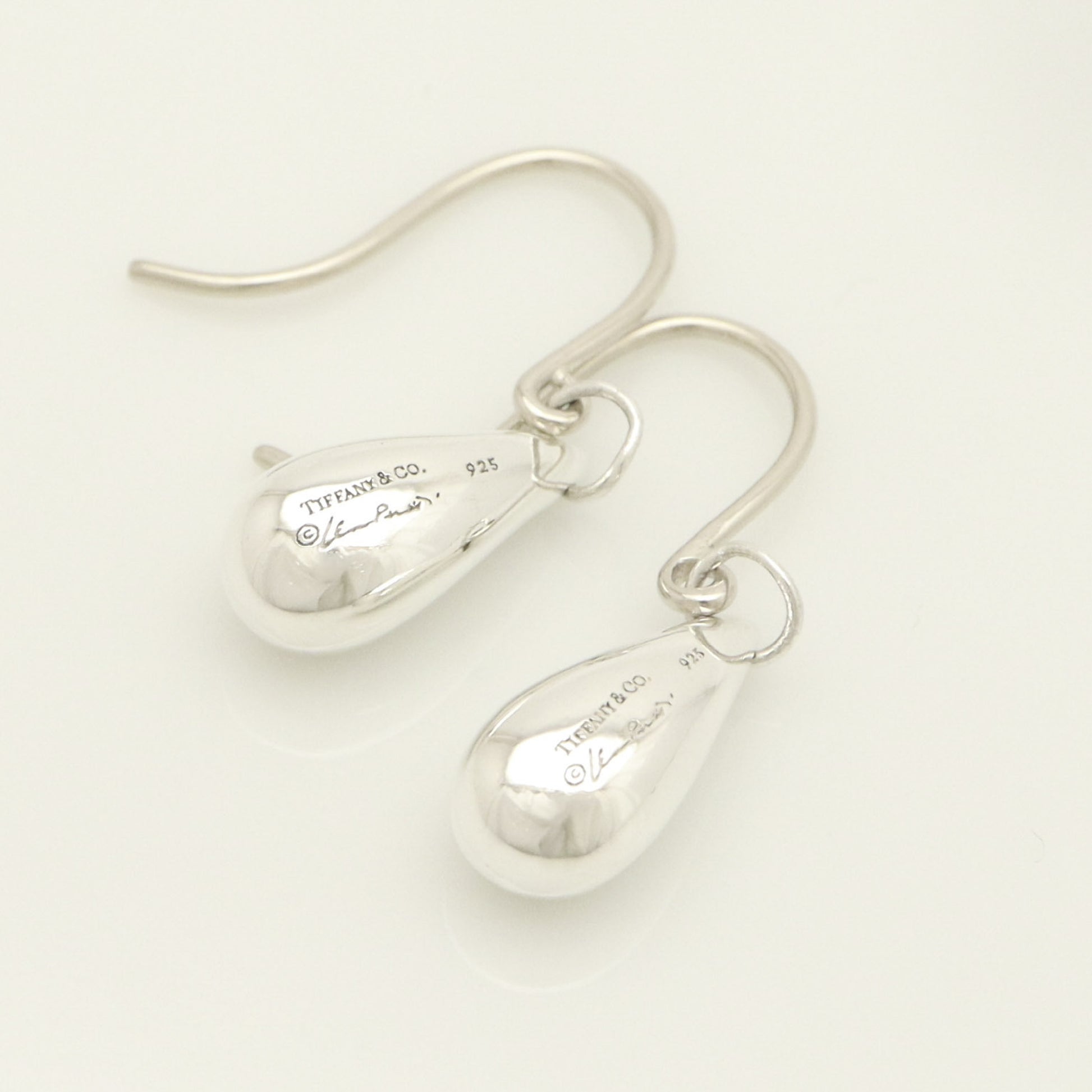 Tiffany&Co. Tiffany&Co. Tiffany&Co. Tiffany&Co. Teardrop Earrings Silver925 SV925 Weight 3.42g Earrings