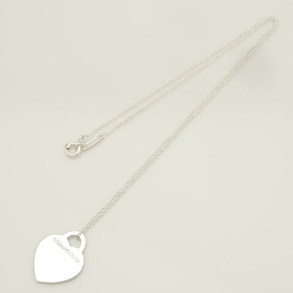 Tiffany&Co. Tiffany&Co. Tiffany&Co. Tiffany&Co. Return to Tiffany Heart Tag Enamel Necklace Silver925 SV925 Weight 3.26g Necklace