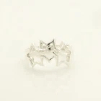 Tiffany&Co. Tiffany&Co. Tiffany&Co. Triple Star Ring No. 9.5 Silver 925 SV925 Weight 2.65g Ring