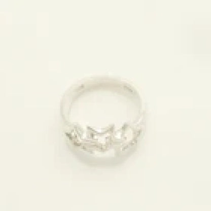 Tiffany&Co. Tiffany&Co. Tiffany&Co. Triple Star Ring No. 9.5 Silver 925 SV925 Weight 2.65g Ring