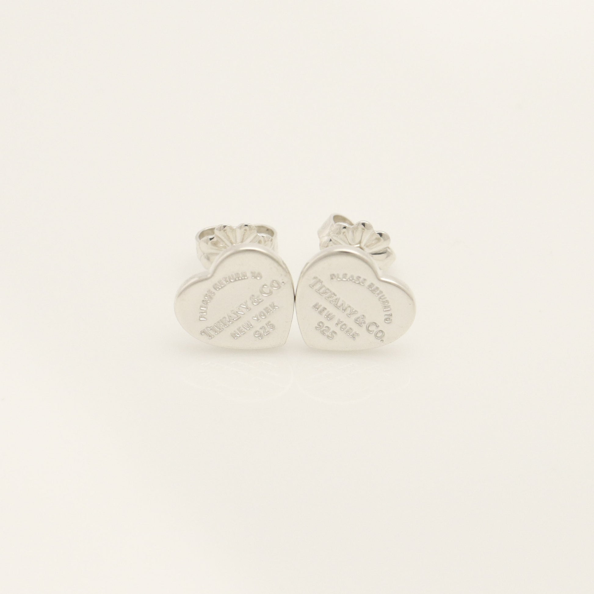 Tiffany&Co. Tiffany&Co. Tiffany&Co. Tiffany&Co. Return to Tiffany Heart Tag Earrings Silver925 SV925 Weight 2.11g Earrings