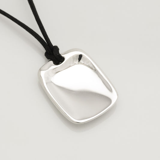 Tiffany&Co. Tiffany&Co. Tiffany&Co. Tiffany&Co. Square Excavator Elsa Peretti Necklace Silver 925 SV925 Weight 8.22g Necklace