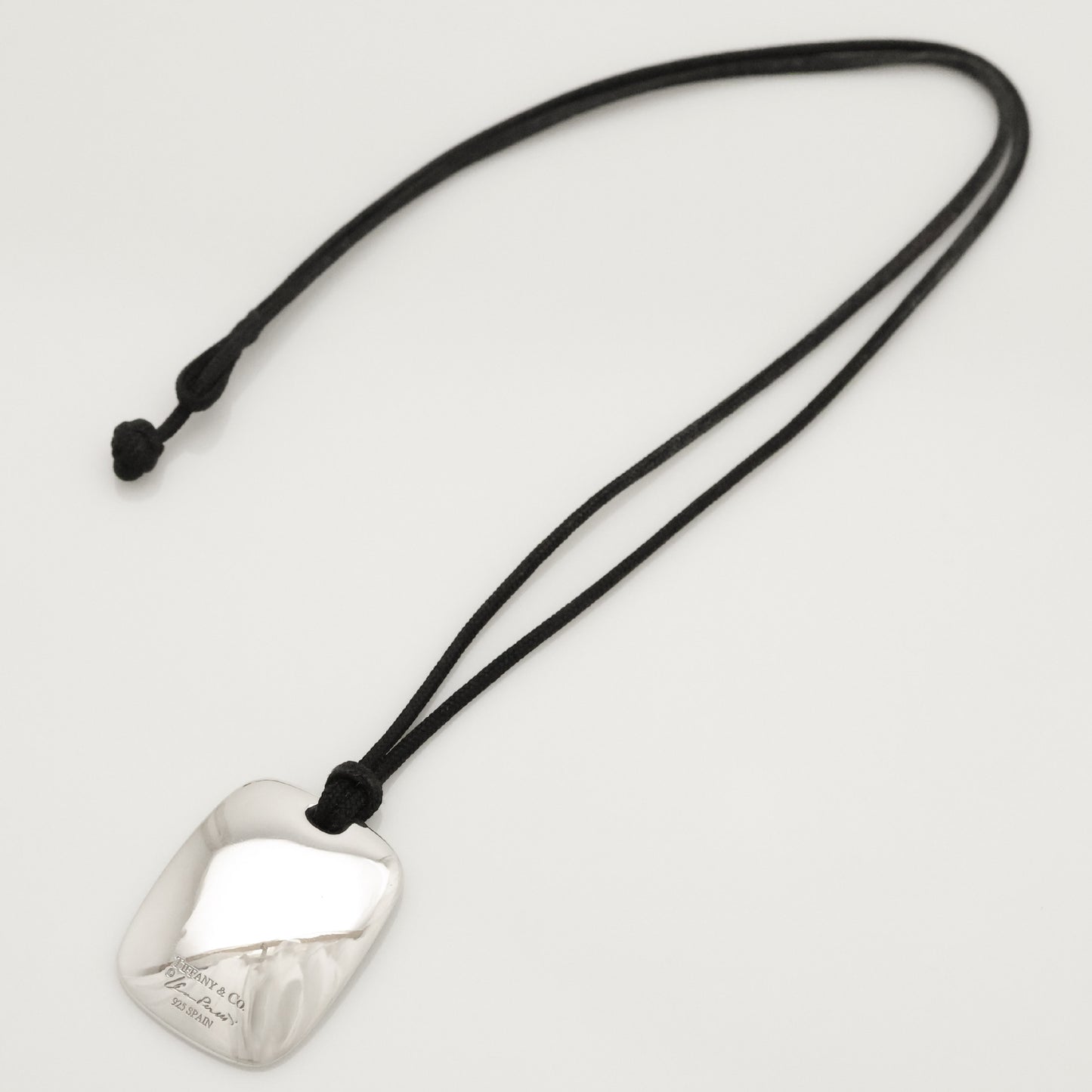 Tiffany&Co. Tiffany&Co. Tiffany&Co. Tiffany&Co. Square Excavator Elsa Peretti Necklace Silver 925 SV925 Weight 8.22g Necklace