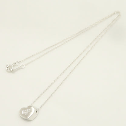 Tiffany&Co. Tiffany&Co. Tiffany&Co. Tiffany&Co. Modern Heart 1P Pink Sapphire Necklace Silver 925 SV925 Weight 4.28g Necklace