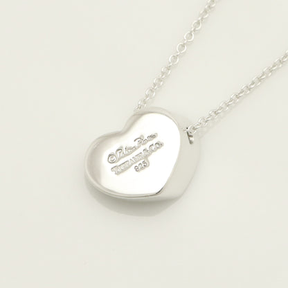 Tiffany&Co. Tiffany&Co. Tiffany&Co. Tiffany&Co. Modern Heart 1P Pink Sapphire Necklace Silver 925 SV925 Weight 4.28g Necklace
