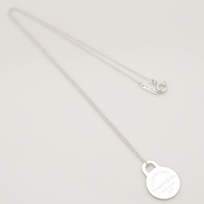 Tiffany&Co. Tiffany&Co. Tiffany&Co. Tiffany&Co. Return to Tiffany Round Tag Necklace Silver 925 SV925 Weight 3.46g Necklace
