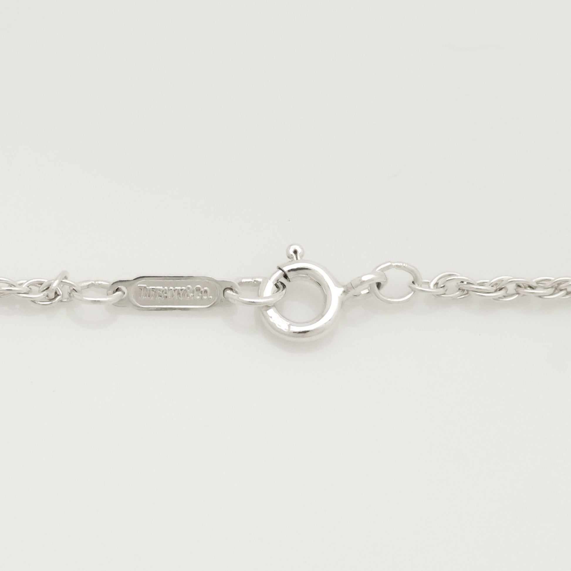 Tiffany&Co. Tiffany&Co. TIFFANY&Co. Twisted Heart Necklace Silver 925 SV925 Weight 7.00g Necklace