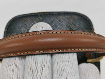 CELINE Triomphe Mini Vanity Shoulder Bag with Strap