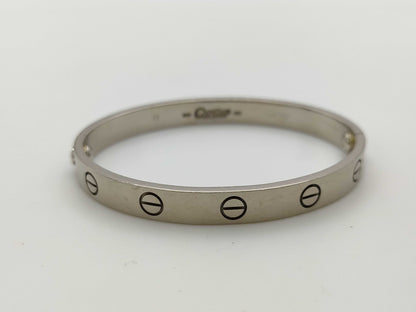 Cartier Old Model Love Bracelet #16 WG 750 31.9g Bracelet/Bangle 