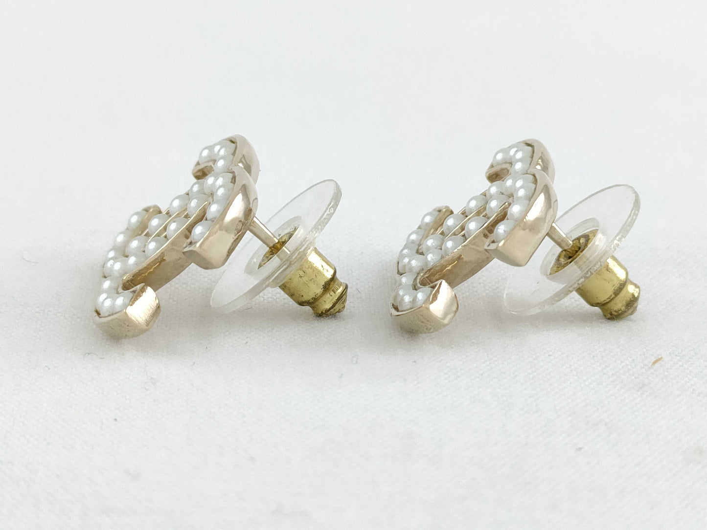 CHANEL Coco Mark Chanel B21P Earrings with Box