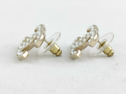 CHANEL Coco Mark Chanel B21P Earrings with Box