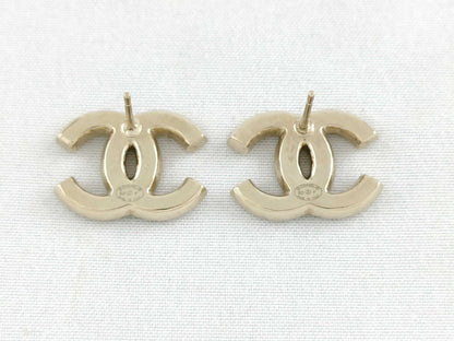 CHANEL Coco Mark Chanel B21P Earrings with Box