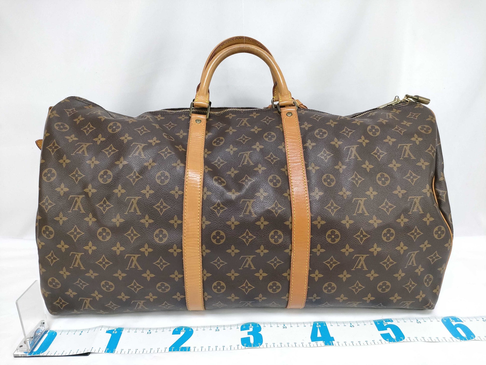 LOUIS VUITTON Monogram Louis Vuitton Monogram Keepall 60 Bandouliere VI1920 Boston Bag