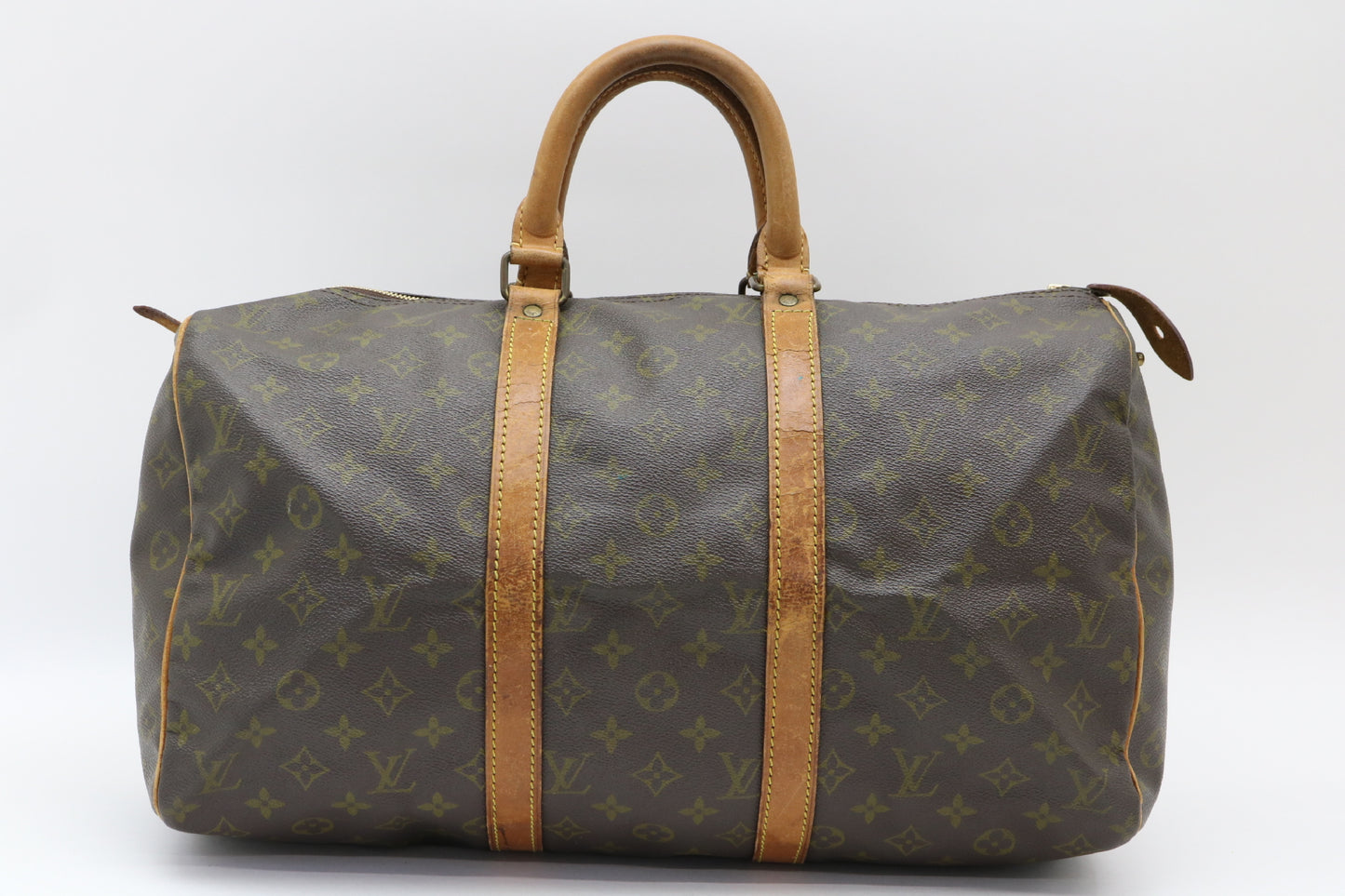 LOUIS VUITTON Monogram Monogram Old Keepall 45 Boston Bag
