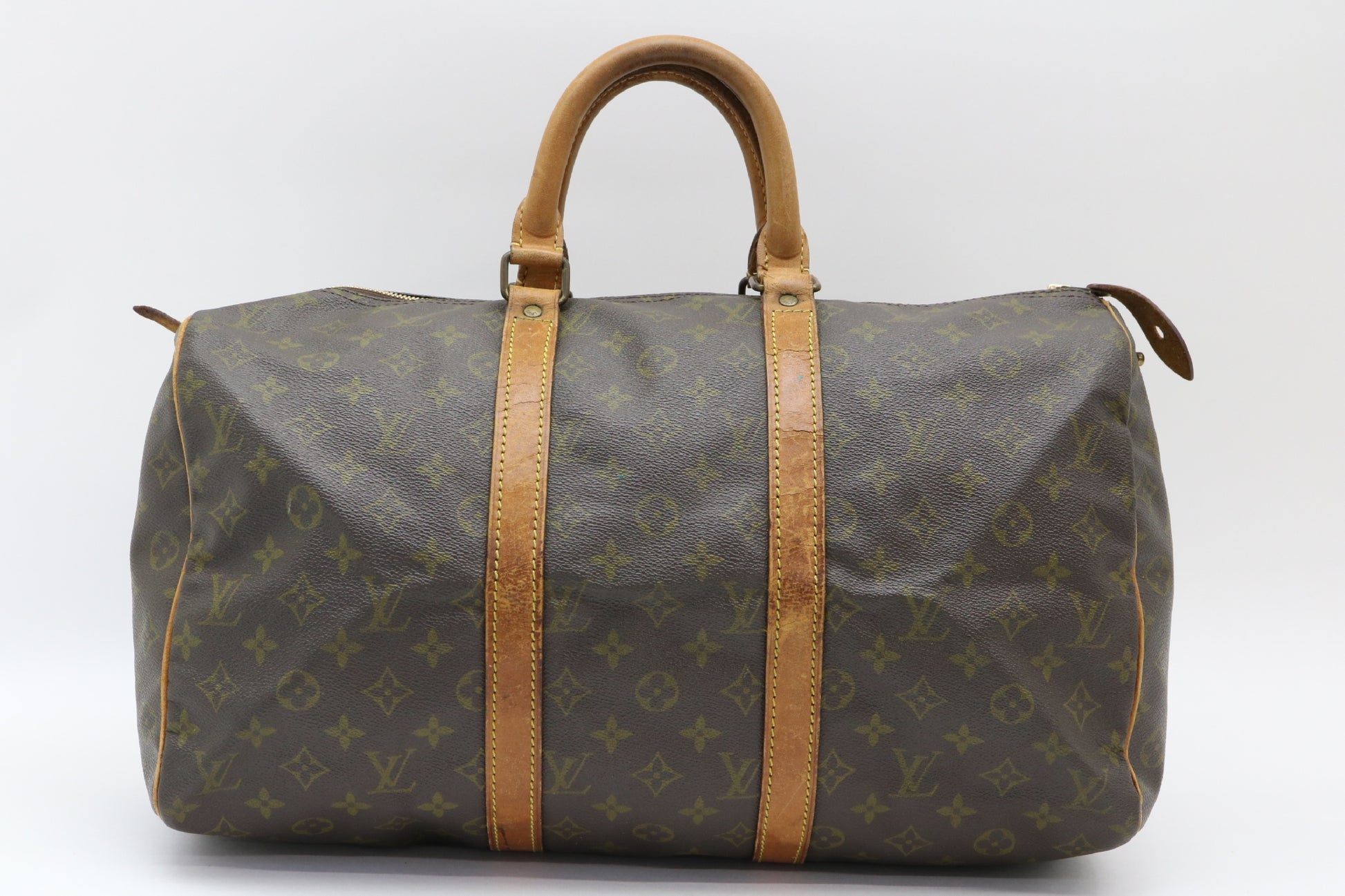 LOUIS VUITTON Monogram Monogram Old Keepall 45 Boston Bag