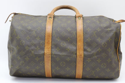 LOUIS VUITTON Monogram Monogram Old Keepall 45 Boston Bag