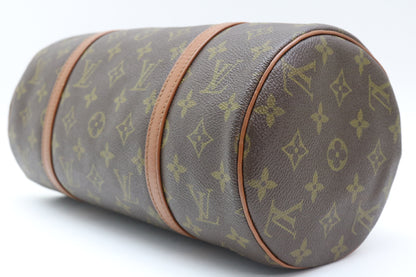 LOUIS VUITTON Monogram Papillon Handbag with Pouch