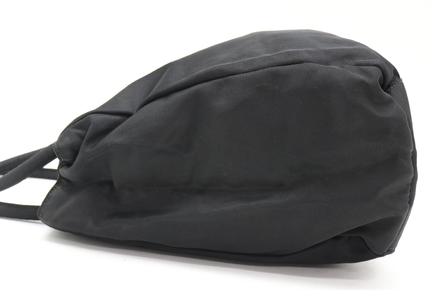 PRADA nylon triangular logo handbag